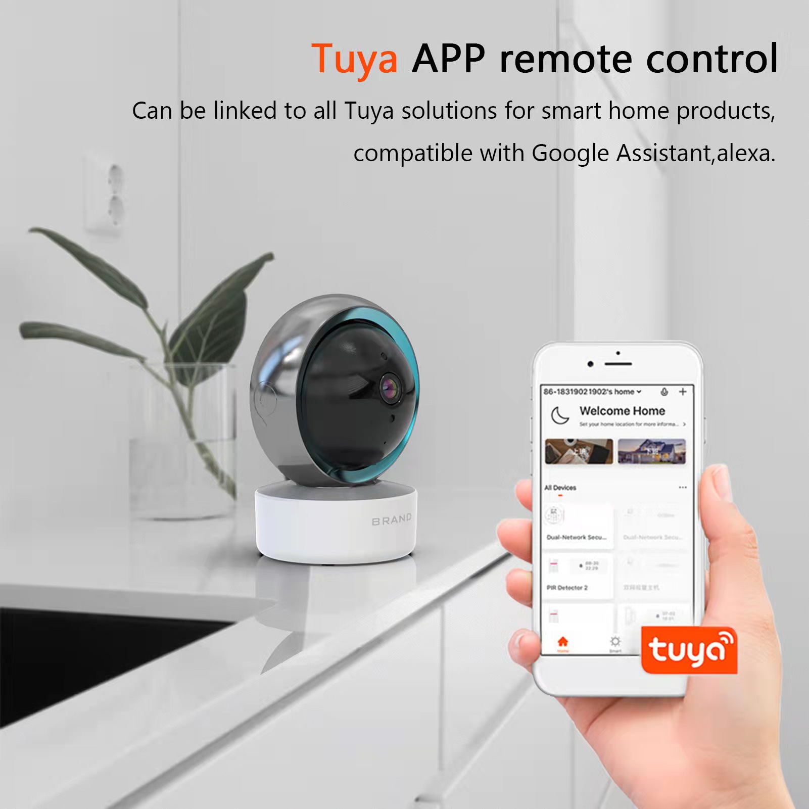 1080P Surveillance Cameras With WIFI Tuya Camera Smart Home Video Surveillance Camera Of Home Security Protection