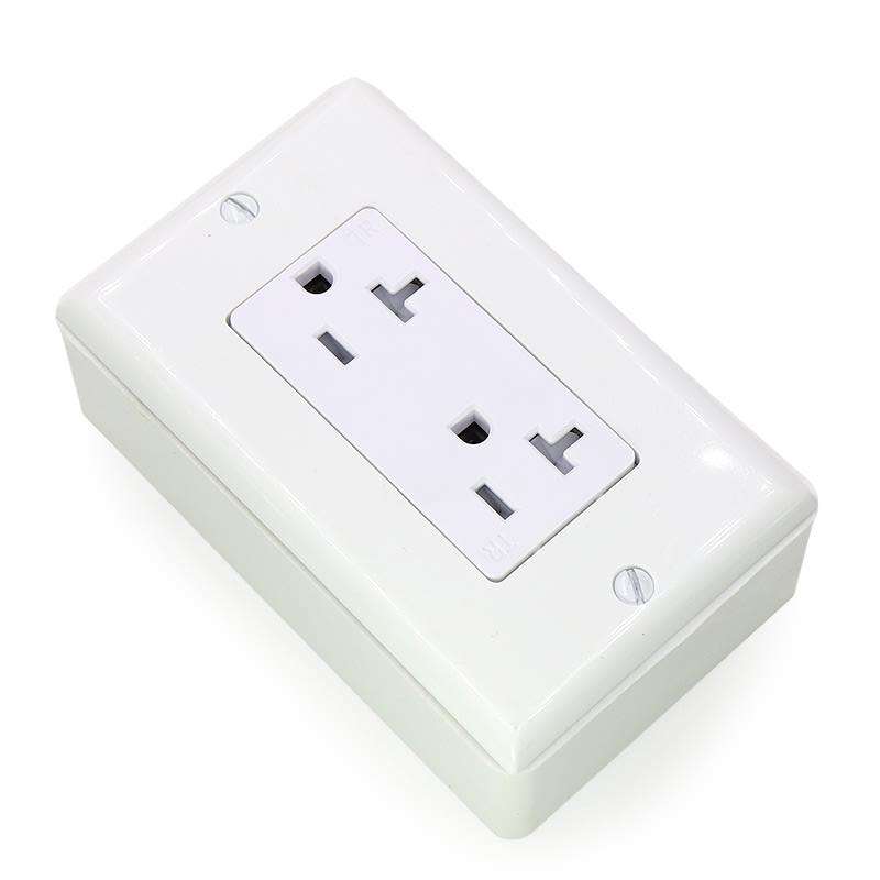 20A American standard power supply double tamper resistant outlet receptacle wall mount socket outlets