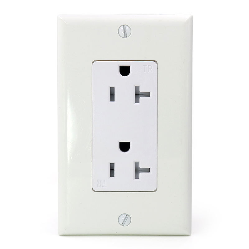 20A American standard power supply double tamper resistant outlet receptacle wall mount socket outlets