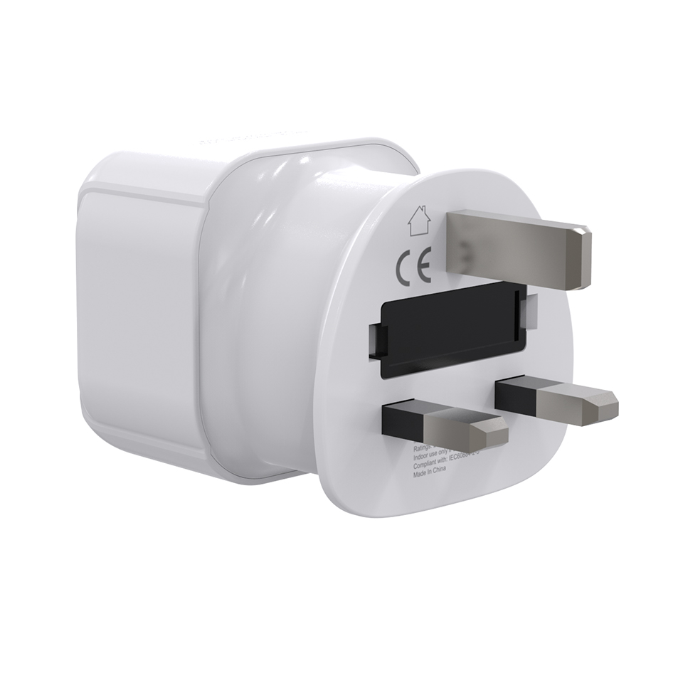 Worldplug Wall Socket Euro to UK plug converter travel charger adapter power outlet plug socket