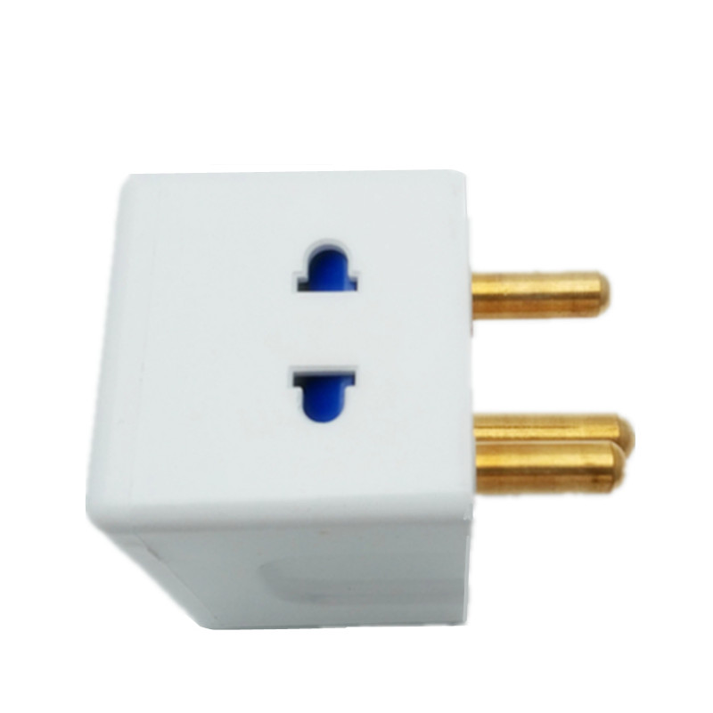South Africa 3 Round Pin Electrical Plug Socket 15A 250V AC Adapter Pure Copper Travel Converter Power gsm Outlet With F