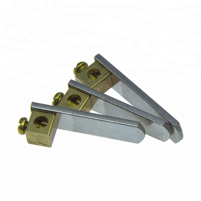 brass electrical plug pins, Chinese flat electrical plug pins. 16A terminal blade pin