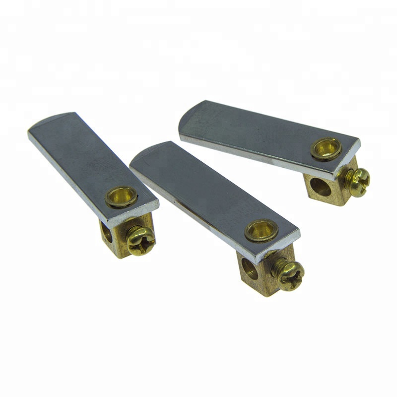 brass electrical plug pins, Chinese flat electrical plug pins. 16A terminal blade pin