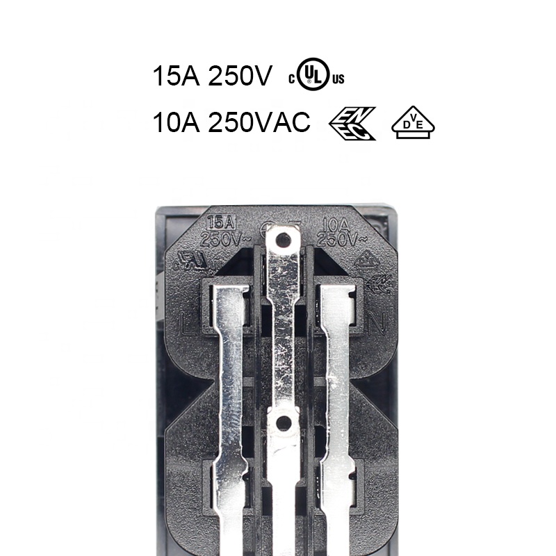 PDU  Snap-in AC power 3 gang outlet C13 socket