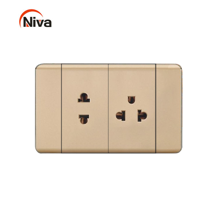  Supply  Outlet 250v Electrical Switches Socket 3 Pin Multi Plug Wall Socket