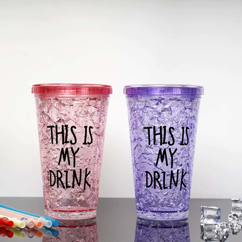 Double Layer Quick Frozen Magic Slushie Cup Homemade Cool Stuff for Smoothies Drinks Shakes Juices and Soda