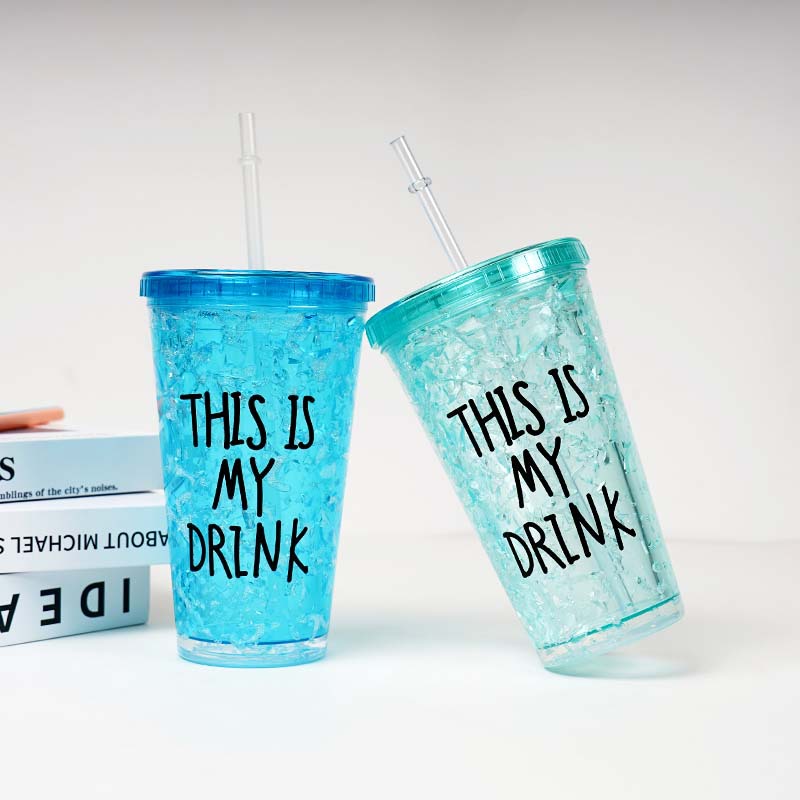 Double Layer Quick Frozen Magic Slushie Cup Homemade Cool Stuff for Smoothies Drinks Shakes Juices and Soda