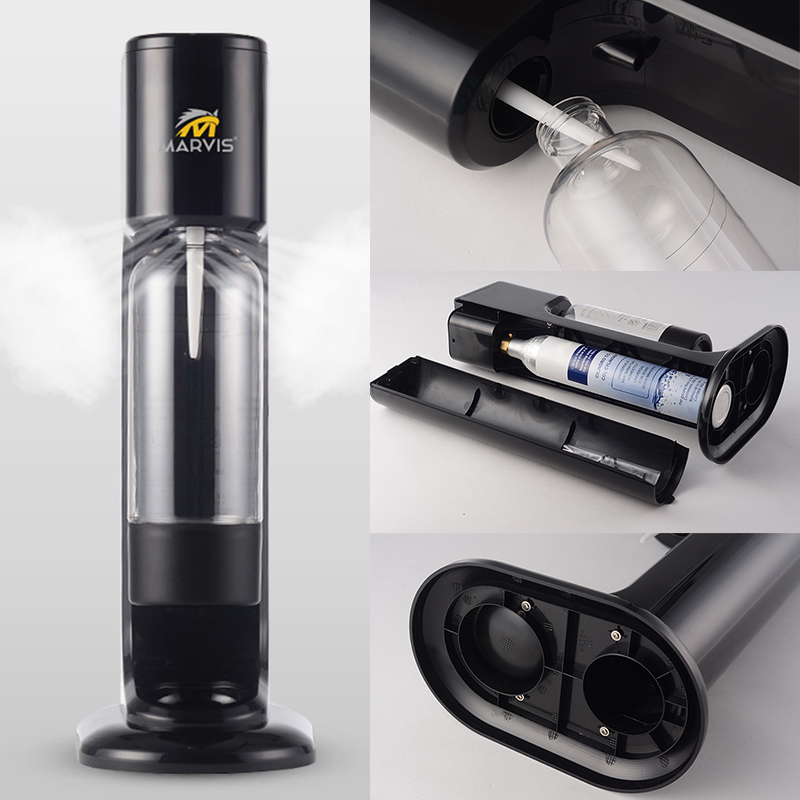 Best Co2 Powered One Touch Fizz Control Fresh Sparkling Water Maker Soda Machine
