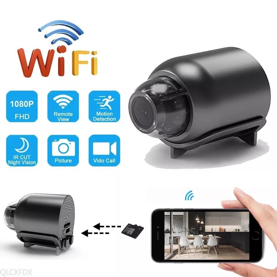 X5 Wireless WiFi Mini Camera Network Security Surveillance Camera Full HD 1080P IP Mini Smart Home Camera