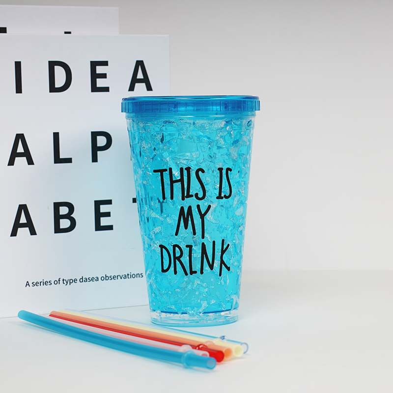 Double Layer Quick Frozen Magic Slushie Cup Homemade Cool Stuff for Smoothies Drinks Shakes Juices and Soda