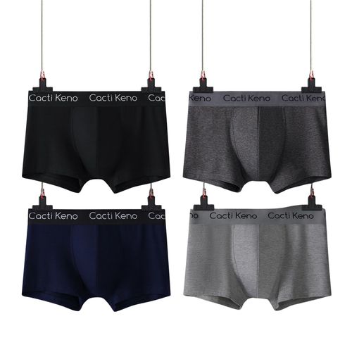 Men's Cotton Briefs&boxers 4pcs in Gift Box 95% Cotton Breathable Boxers for Men Mid-rise Ultra Soft Mens Underwear