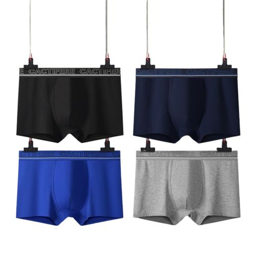 Men's Cotton Briefs&boxers 4pcs in Gift Box 95% Cotton Breathable Boxers for Men Mid-rise Ultra Soft Mens Underwear