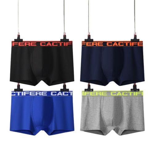 Men's Cotton Briefs&boxers 4pcs in Gift Box 95% Cotton Breathable Boxers for Men Mid-rise Ultra Soft Mens Underwear