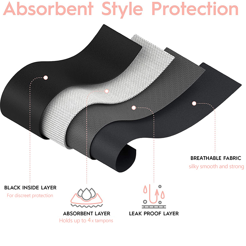 Max10 4 layers 55ml leakproof high waist underwear period panties women seamless menstrual underpants culotte menstruell