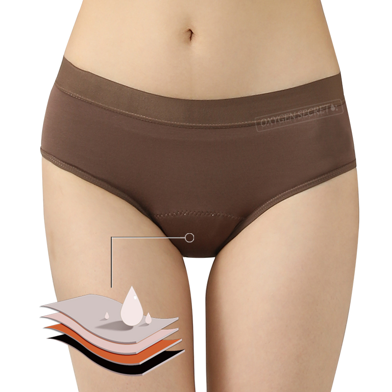 4 Layers Colorful Culotte Menstruelle Bamboo Absorbent Leakproof Menstrual Underwear 