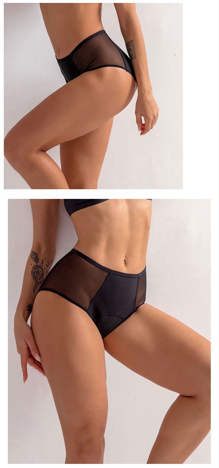 Leak Proof Menstrual Panties Menstrual Period 4 Layers Menstrual Panty Period Underwear For Women