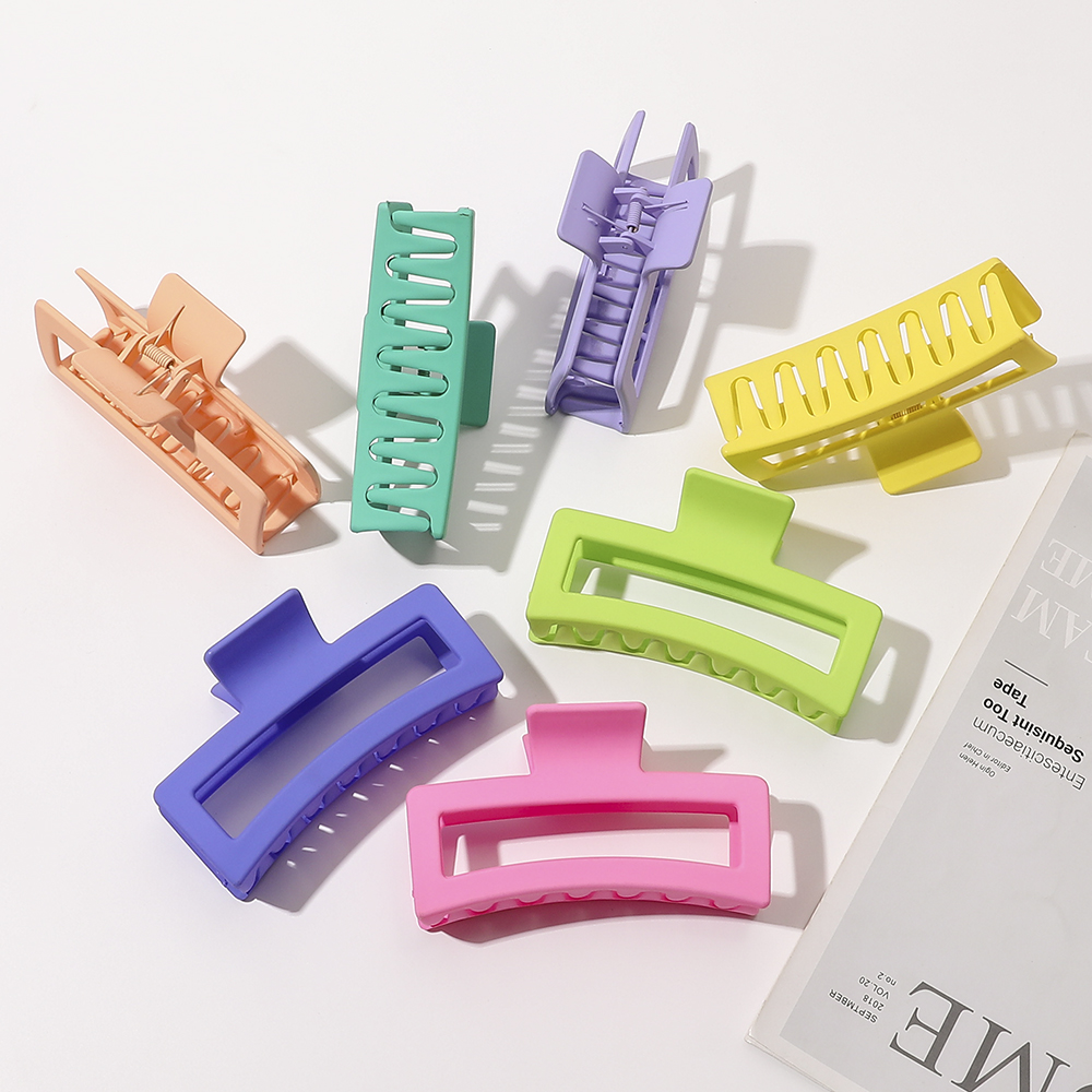 New Fashion Korean Style Tortoise Hairgrip Hair Extension Strong Hold Cellulose Acetate Hair Claw Clip for Women Thick H