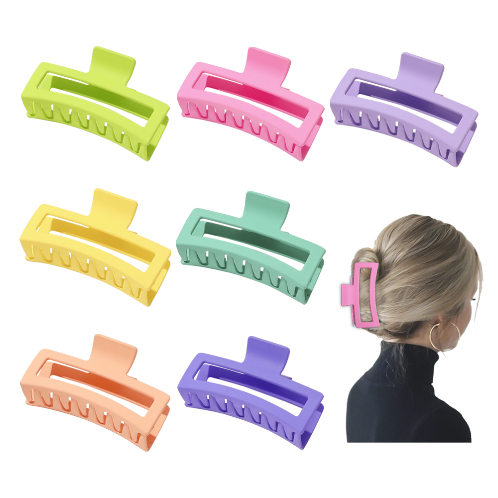 New Fashion Korean Style Tortoise Hairgrip Hair Extension Strong Hold Cellulose Acetate Hair Claw Clip for Women Thick H