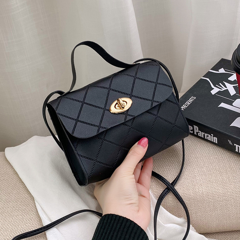 Designer Square Mini Purses for Women Popular Luxury Stripe Pattern Handbags, Retro Elegant Small Shoulder Bags