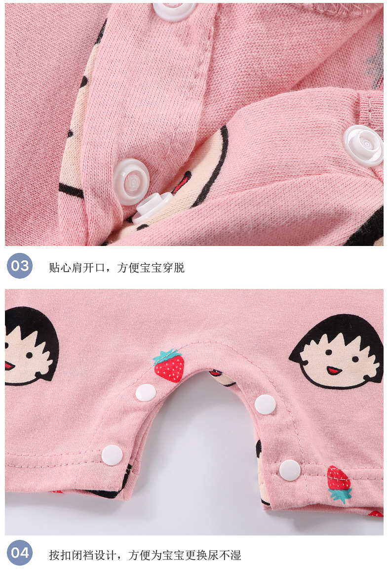 Organic Cotton Baby Boy Rompers Short Sleeve Summer Wear, 100% Natural Fabric