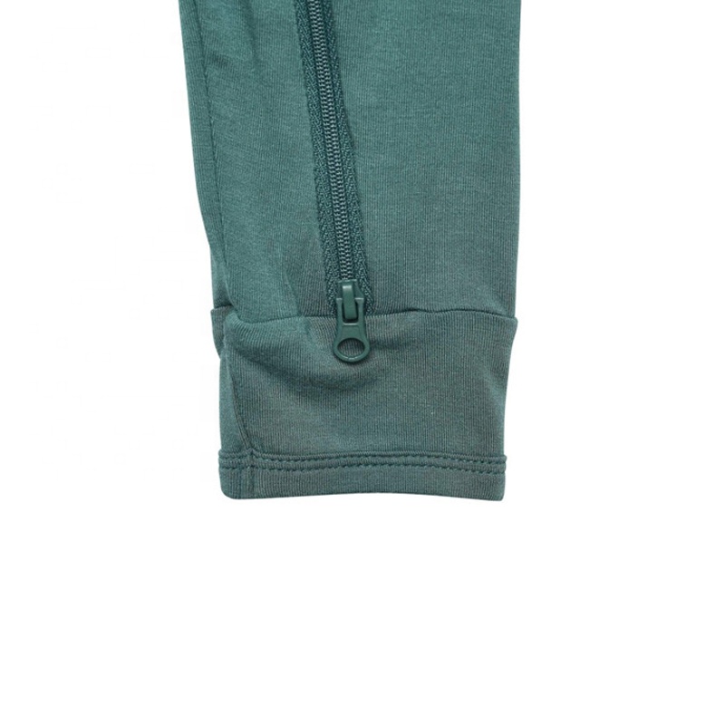 2023 Baby Romper Bamboo Fiber Baby Boy Girl Clothes Newborn Zipper Jumpsuit Solid Long-Sleeve Baby Clothing 0-24M