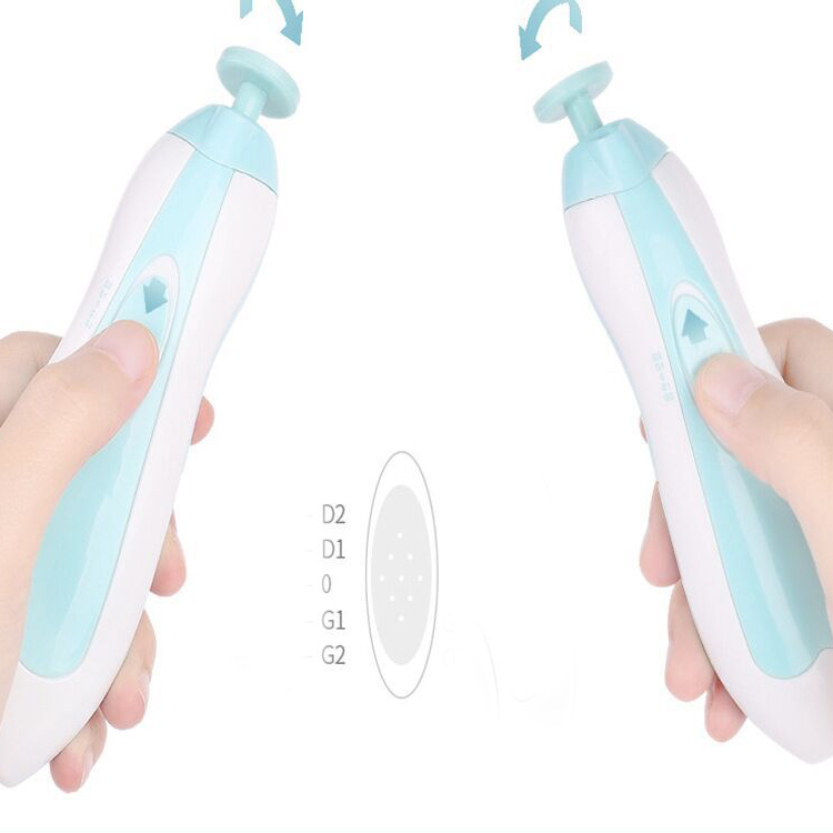 6in1 New Baby Electric Nail Trimmer Kid Nail Polisher Tool Baby Care Kit Manicure Set Easy To Trim For Newborn