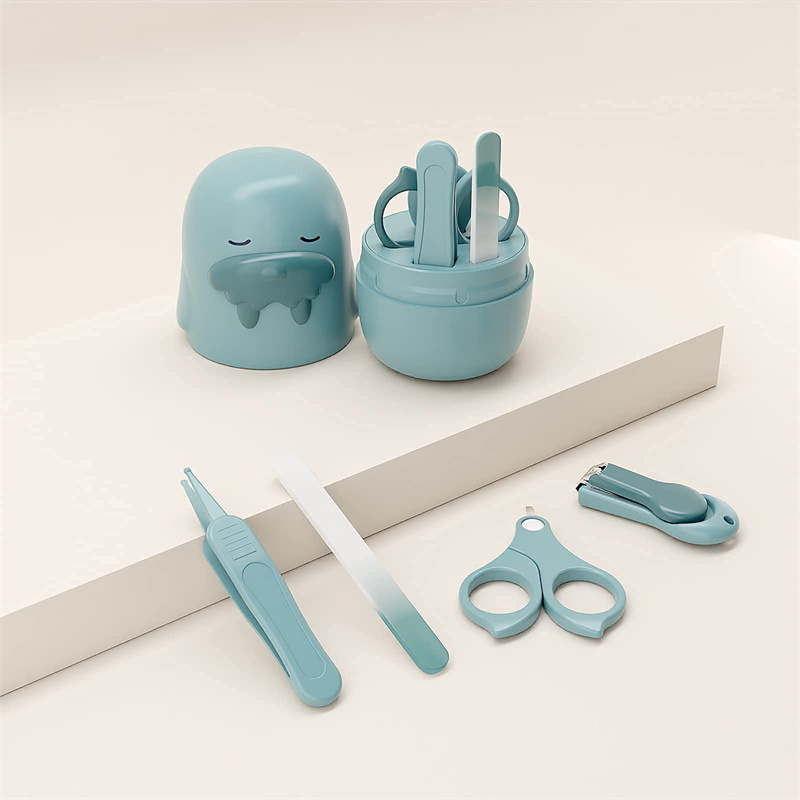 Safe Baby Nail Care Kit Unique Newborn Gift Health Focused Manicure Set with Nail Scissors 