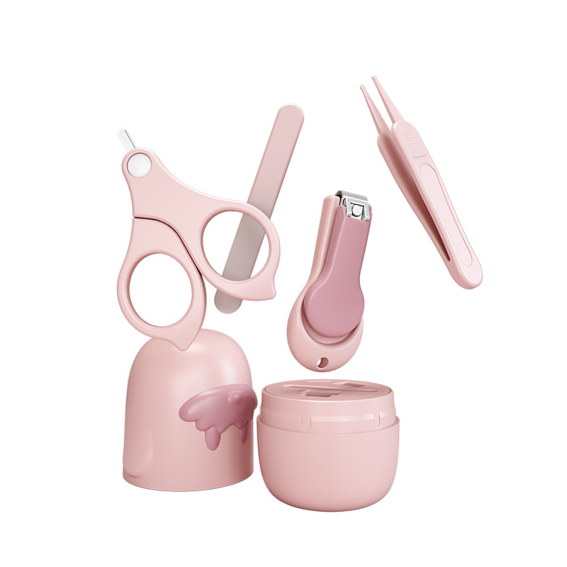 Safe Baby Nail Care Kit Unique Newborn Gift Health Focused Manicure Set with Nail Scissors 