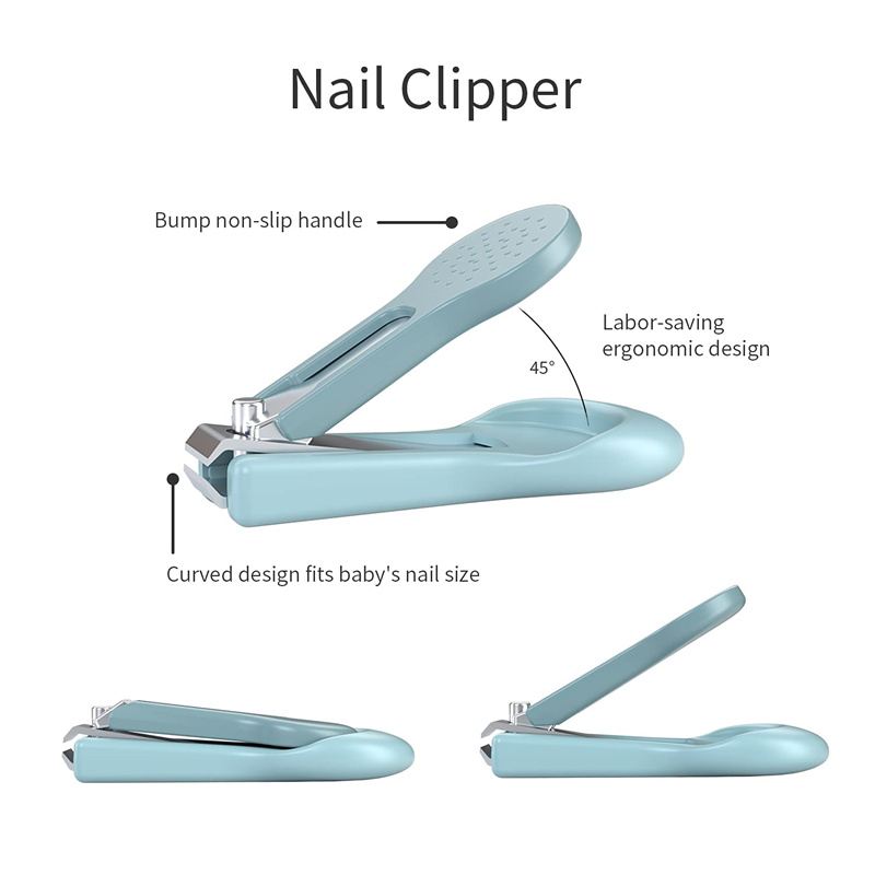 Safe Baby Nail Care Kit Unique Newborn Gift Health Focused Manicure Set with Nail Scissors 