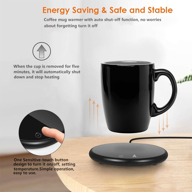 USB Plug Electric Cup Warmer Hot Sale Portable Heating Pad for Tea, Milk, Coffee Mugs Practical Dropshipping Gift