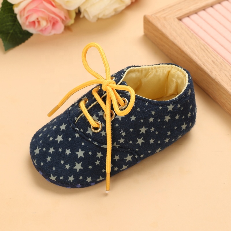 Gender Neutral Soft Sole Non Slip Casual Shoes for Babies & Toddlers 0-1 Year Lace Up Infant Footwear