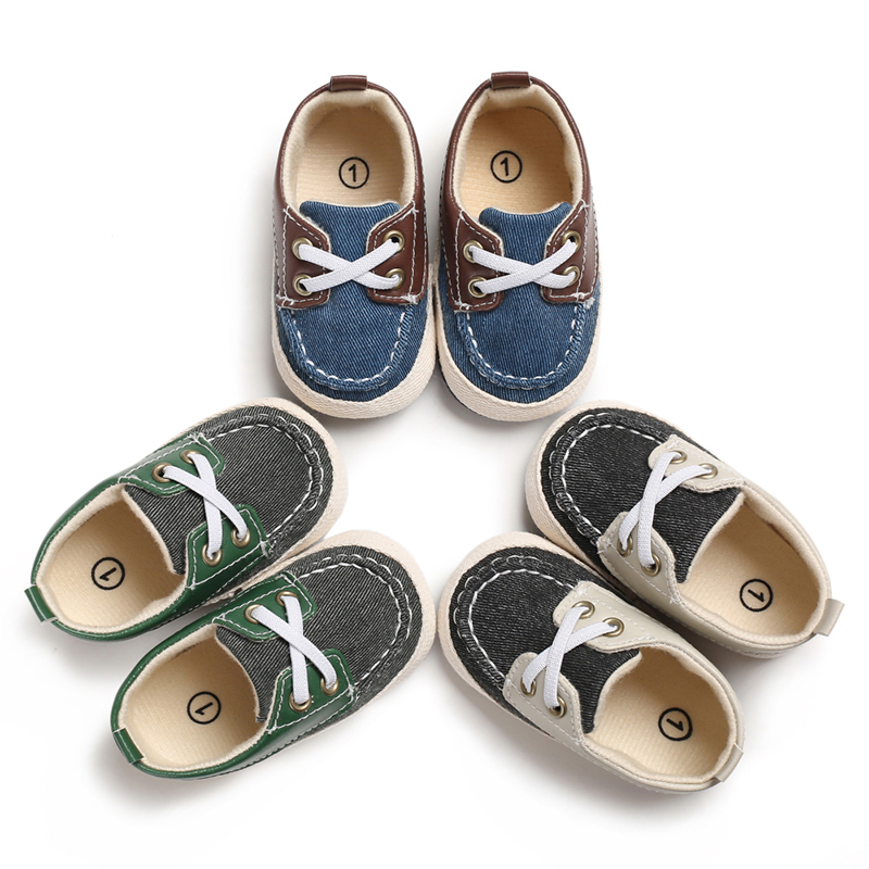 Newborn Baby Boy Casual Shoes Fashionable Children's Soft Sole Toddler Footwear