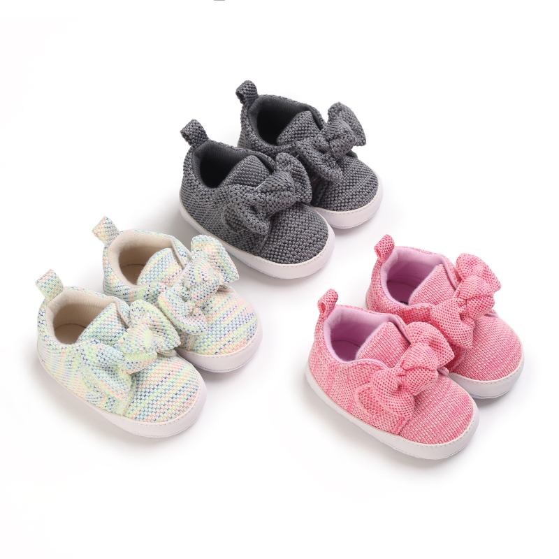 Baby Girls' Casual Cotton Shoes Soft Sole Non Slip Toddler Pre Walking Footwear