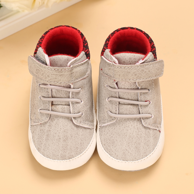 Baby Soft Sole Non Slip Casual Shoes PU Leather Toddler Footwear for Boys