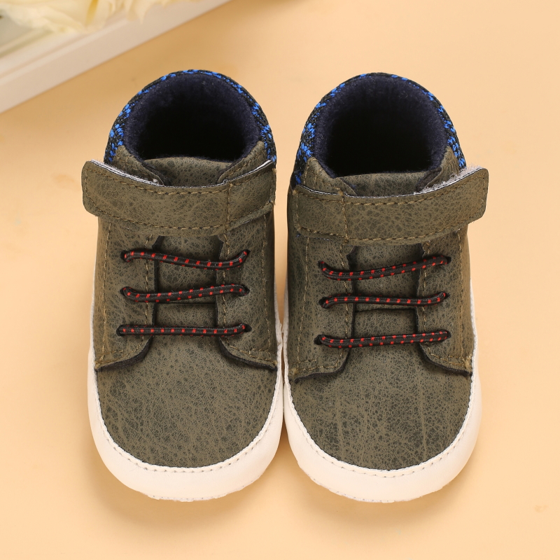 Baby Soft Sole Non Slip Casual Shoes PU Leather Toddler Footwear for Boys