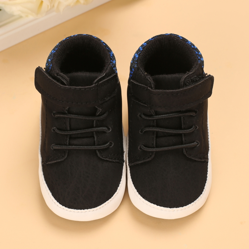 Baby Soft Sole Non Slip Casual Shoes PU Leather Toddler Footwear for Boys