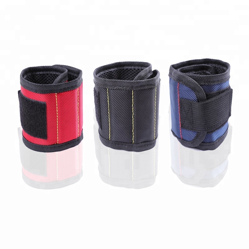 China supplier  Hand holding Tools Nylon Magnetic Wristband For  Holding Tools