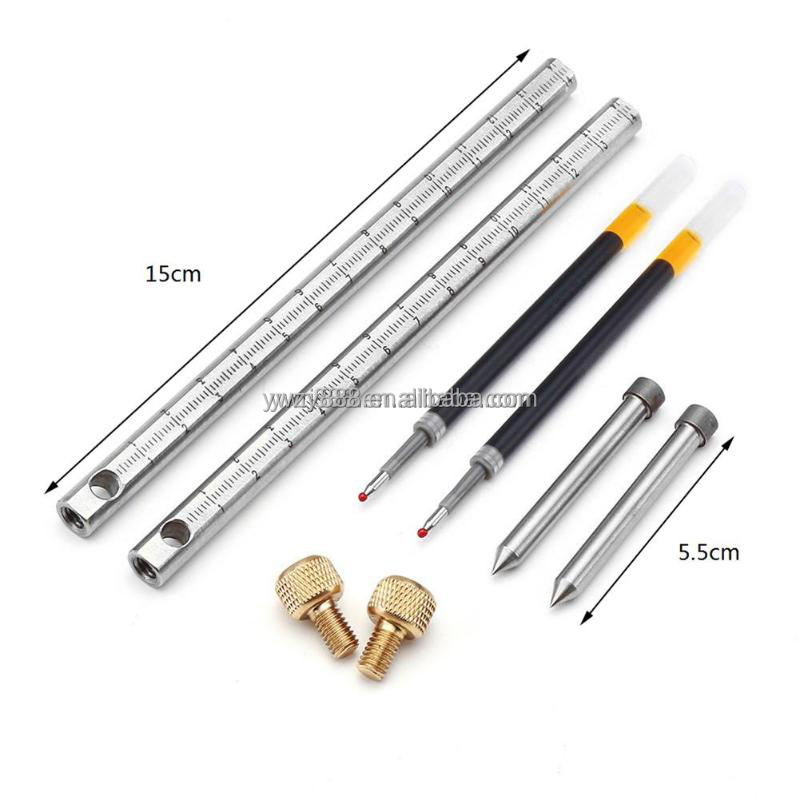 Aluminium Alloy DIY Carpenter Woodworking Scriber Wood Ink Marker Tool