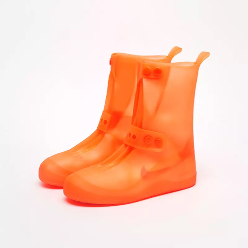 High-Top Anti-Slip Rain Shoes Cases Waterproof Protector Shoes Boot Cover Unisex Womens Shoes Rain Boots