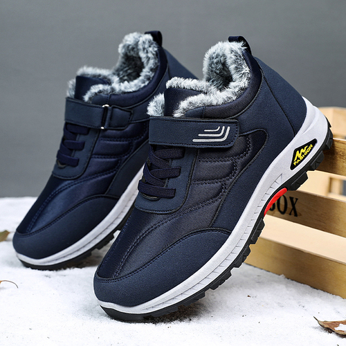 Winter New Walking Style Shoes Men's Elderly Cotton Shoes Warm Men's Hiking Shoes
