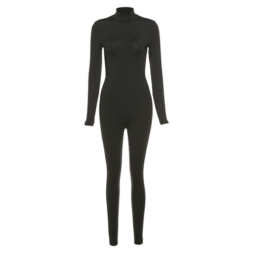 2022 Workout Jumpsuit  Fall Sexy Bodycon One Piece Playsuits Romper Bodysuits Women Jumpsuits