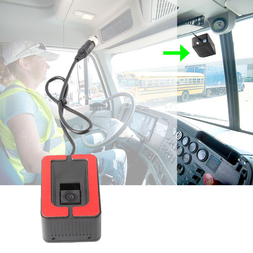 12V 720P 1080P Heavy Duty Vehicle Windshield Truck Front View Car Camera