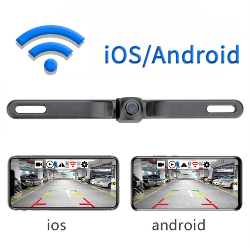 MEKEDE High Quality Wide Angle Star Night Vision Car Right Blind Area Vehicle HD WiFi Wireless Car Reversing Rear View C