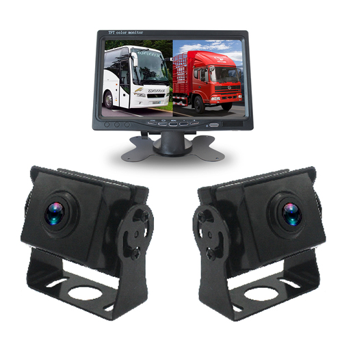 Hot AHD Recording Dvr 7 Inch Car Monitor With 1280*720p Vehicle Rear View Camera For Truck Bus Support Sd Card