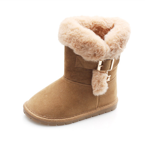 In Socks! 2023  Winter Kids Snow Boots Ankle Girls Lady Designer Luxury Short Fluff Boots