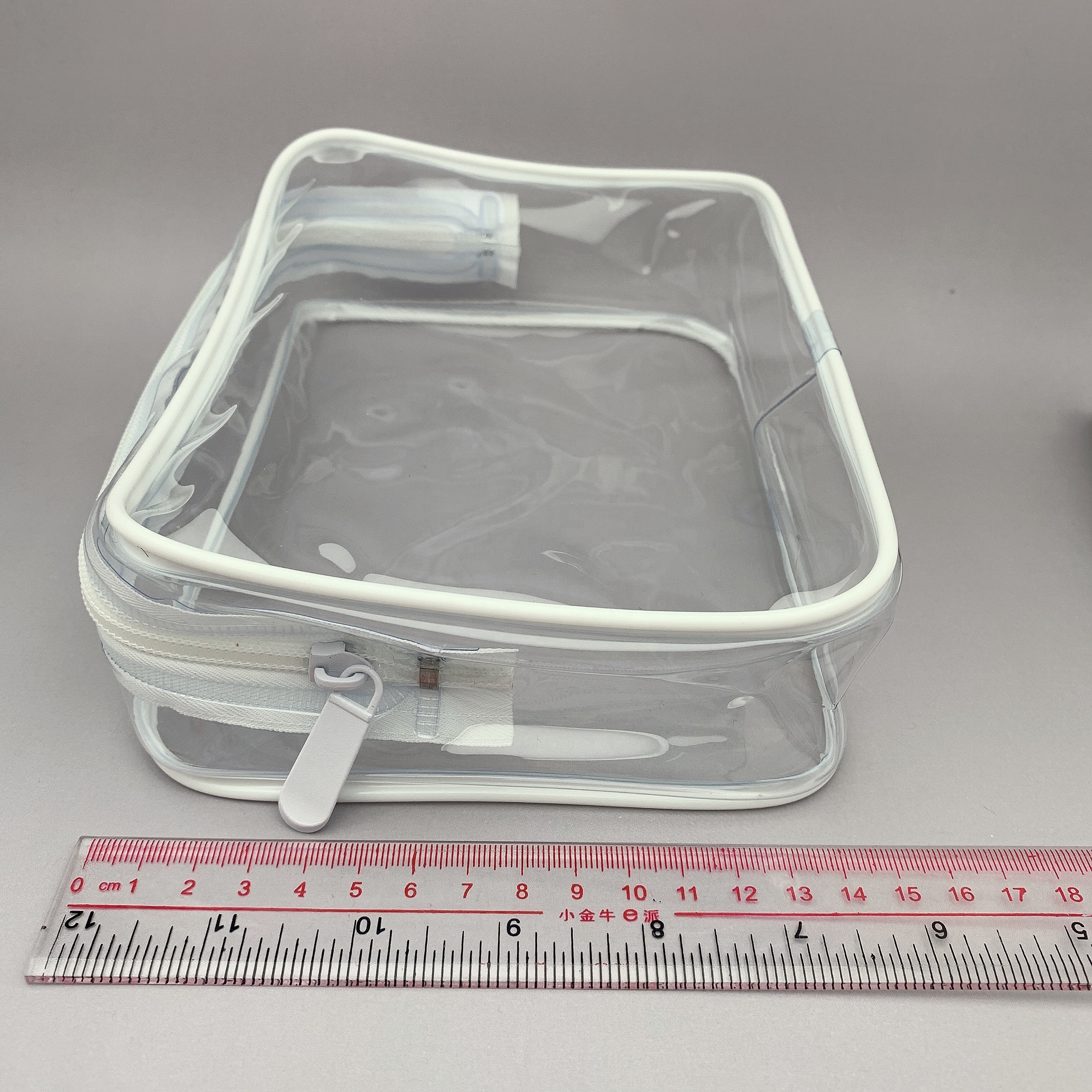     Transparent PVC Cosmetic Bag Women Travel Clear Wash Organizer Pouch