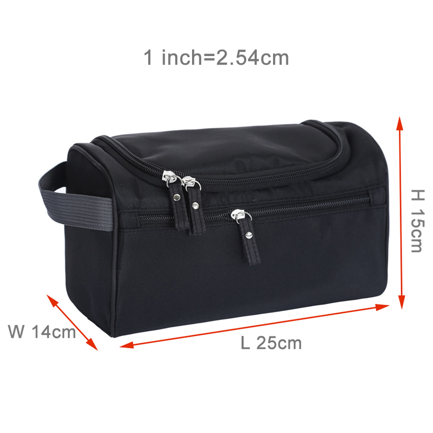 Waterproof Cosmetic Bag Women men Large Capacity Hanging Makeup Bag Nylon Travel Organizer Make Up Case Bath Wash Toilet