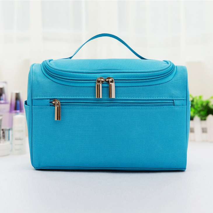 WeaveWin Waterproof Cosmetic Bag Large Capacity Hanging Makeup Bag Nylon Travel Organizer Make Up Case Bath Wash Toiletr