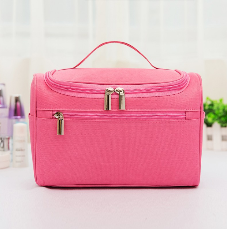 WeaveWin Waterproof Cosmetic Bag Large Capacity Hanging Makeup Bag Nylon Travel Organizer Make Up Case Bath Wash Toiletr