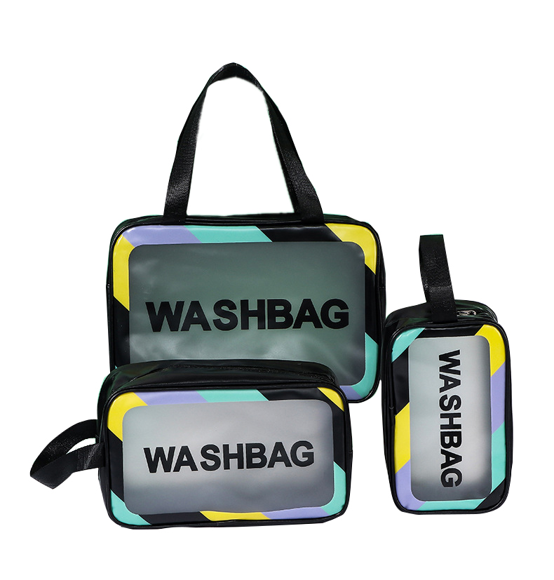   Waterproof Toiletry Bag for Women Travel Ladies Clear Transparent PVC Cosmetic Bag Pouch Pink Makeup Cosmeti